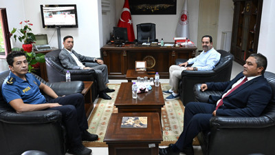 İl Emniyet Müdürü Arslan'dan Başsavcı Kapıcı'ya hayırlı olsun ziyareti