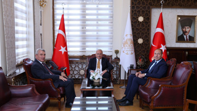 Vali Kumbuzoğlu, Başsavcı Köse ve Komisyon Başkanı Oflaz'ı misafir etti