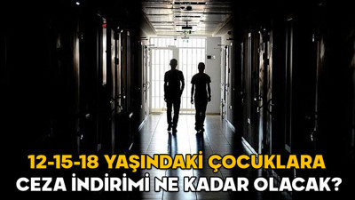Suça sürüklenen çocuklar son durum || 12-15-18 yaşındaki çocuklara ceza indirimi ne kadar olacak?