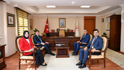 Ankara Valisi Vasip Şahin'den ilçe protokolüne ziyaret! Çalışmalar hakkında bilgi aldı