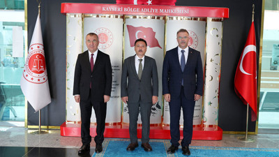 Vali Çiçek’ten Başsavcı Öztoprak’a hayırlı olsun ziyareti