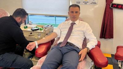 Başsavcı Bektaş Kızılay’a kan bağışında bulunup, çağrı yaptı!