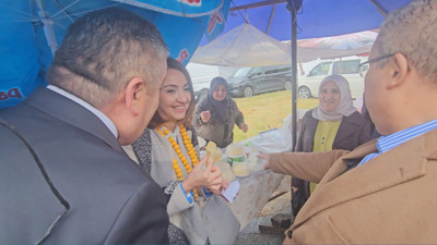 Gerede 'Geleneksel Hayvan ve Emtia Panayırı' başladı! Başsavcı Er, alıç kolyesini boynuna taktı