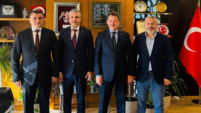 Başsavcı Yeldan, HUDER heyetini makamında kabul etti