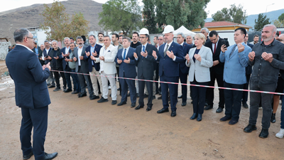 Başsavcı Kaçar’dan eğitime destek! İlçe protokolü, Fatma Koşay İlkokulu’nun temelini attı