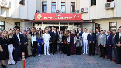 Başsavcı Barış Duman için Beykoz Adliyesi’nde uğurlama!