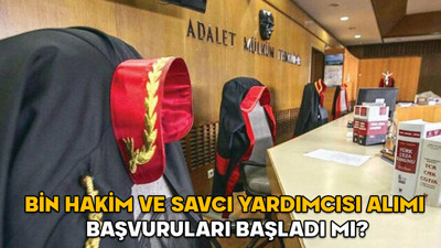 1000 hakim ve savcı yardımcısı alımı başvurusu 2025 || Bin hakim ve savcı yardımcısı alımı başvuruları başladı mı, sınav ne zaman?