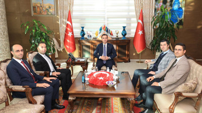 Yargı mensuplarından Vali Karakaya'ya ziyaret