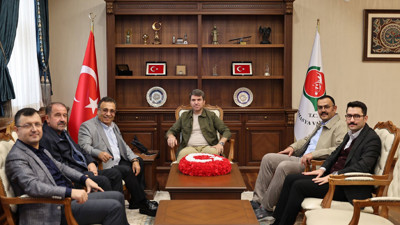 HSK Üyesi Arslan, Vali Bakan ile görüştü! Yargı mensupları da eşlik etti