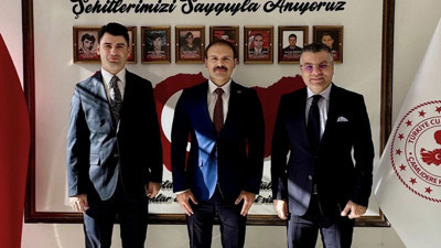 HSK Başmüfettişi Geçgin ve Başsavcı Teymur’dan, Kaymakam Erol’a ziyaret!