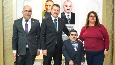 Başsavcı Yeldan'dan anlamlı buluşma! Özel günde desteğini iletti