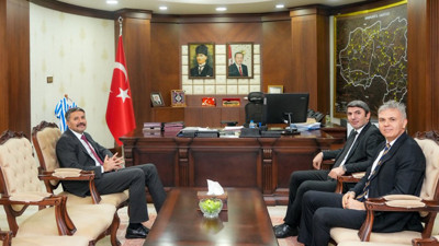 Yüksekova Kaymakamı Akın ve Başsavcı Ünel’den Vali Çelik’e ziyaret