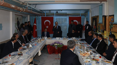 Vali Akbıyık ve Başsavcı Dönmez Ceza İnfaz Kurumu personeliyle iftarda buluştu