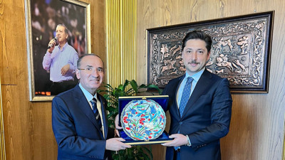 Adalet Bakan Yardımcısı Ceyhan'dan TBMM Meclis Başkan Vekili Bozdağ'a ziyaret