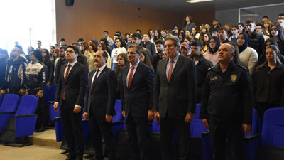 Salihli Cumhuriyet Başsavcılığından öğrencilere suçla mücadele semineri