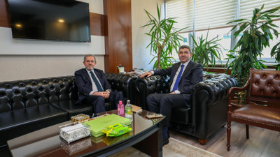 Rektör Ünüvar'dan HSK Başkan Vekili Aydoğdu'ya ziyaret