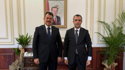 Başsavcı Yeldan'dan Adalet Bakan Yardımcısı Aydoğdu'ya ziyaret