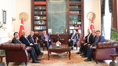Ankara yargı heyetinden Vali Yakup Canbolat’a ziyaret