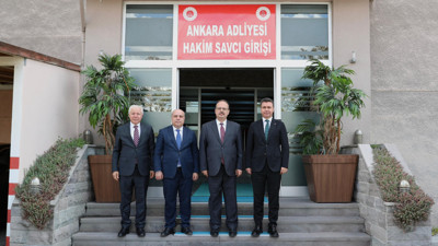 Vali Yakup Canbolat'tan Ankara Adliyesine ziyaret