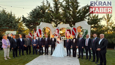 Yargı ve emniyet camiasını buluşturan düğün