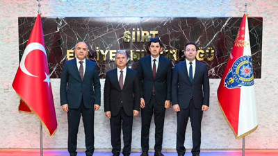 HSK Başmüfettişlerinden Emniyet Müdürü Özdemir'e ziyaret