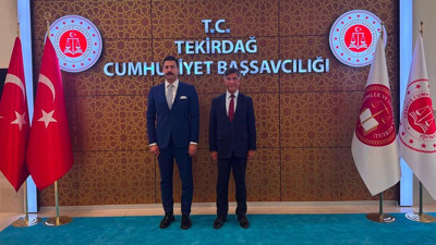 Kaymakam Erten'den Başsavcı Yücel'e ziyaret