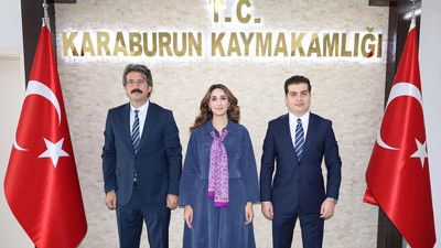 Başsavcı Tataroğlu ve Komisyon Başkanı Erdemir'den Kaymakam Kızılkaya'ya ziyaret
