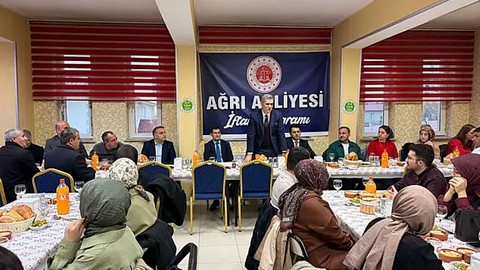 Ağrı Adliyesi iftarda buluştu! Başsavcı ,Adem Çalış’tan personele teşekkür