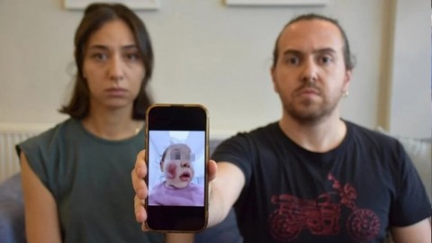 Kreşte kan donduran olay! Bebeğe işkenceye suç duyurusu