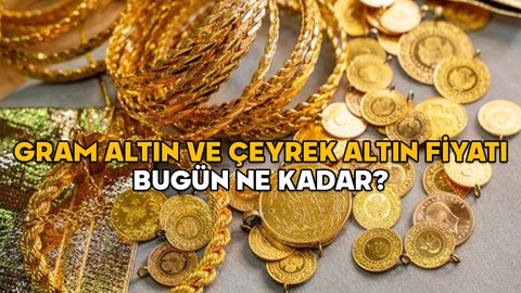 GRAM ALTIN VE ÇEYREK ALTIN FİYATI BUGÜN NE KADAR? 13 Nisan 2025 güncel altın fiyatları