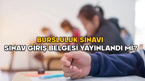 BURSLULUK SINAVI SINAV GİRİŞ BELGESİ 2025 || İOKBS sınavı ne zaman, sınav giriş belgeleri yayınlandı mı?