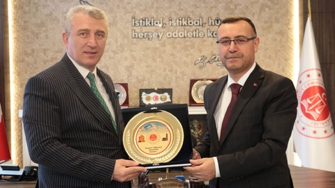 Aksaray Adliyesi'nden Kayseri'ye nezaket ziyareti