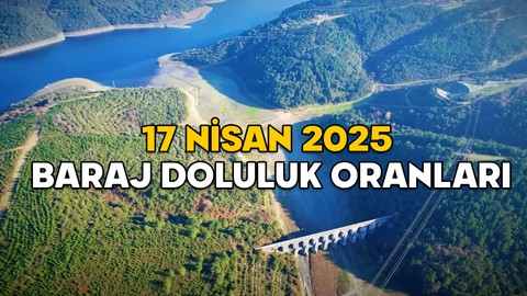 İSKİ BARAJ DOLULUK ORANLARI AÇIKLAMASI 17 NİSAN 2025! İstanbul’daki barajların ne kadarı dolu?
