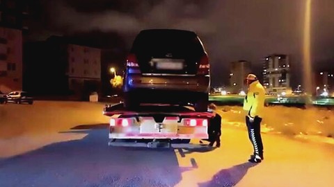 Kayseri'de aracına taktığı siren pahalıya patladı! 280 bin lira ceza