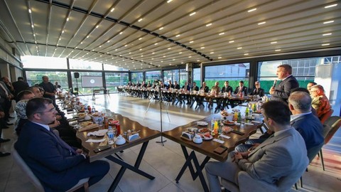 Vali yardımcıları ve kaymakamlara veda yemeği düzenlendi! Başsavcı Öztürk de katıldı