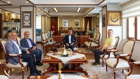 Yargıtay üyesi Yılmaz ve Başsavcı Patlak’tan Vali Baydaş’a ziyaret