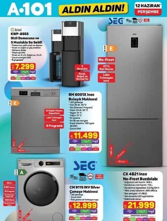 A101 12 HAZİRAN KATALOĞU 2025 || Bu Perşembe A101’de 3 musluklu su sebili indirimde! - Resim: 3