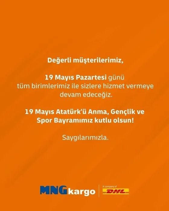 BUGÜN (19 MAYIS) KARGOLAR ÇALIŞIYOR MU? Aras, MNG, Sürat, PTT, Yurtiçi Kargo 19 Mayıs Pazartesi günü açık mı? Kargo gelir mi, gönderilir mi? - Resim: 3