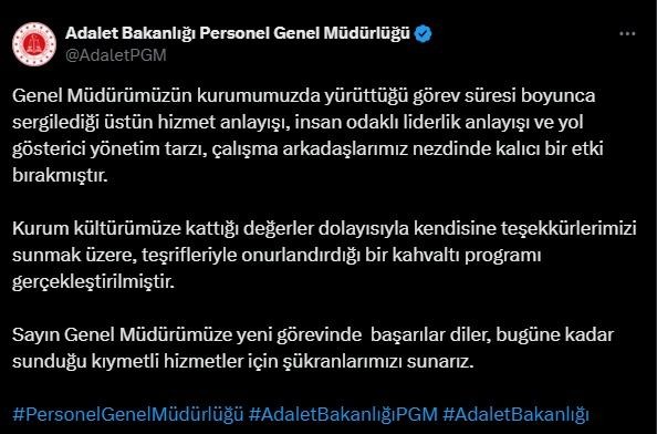 Personel Genel Müdürü Kuloğlu HSK'ya çiçeklerle uğurlandı! - Resim: 4