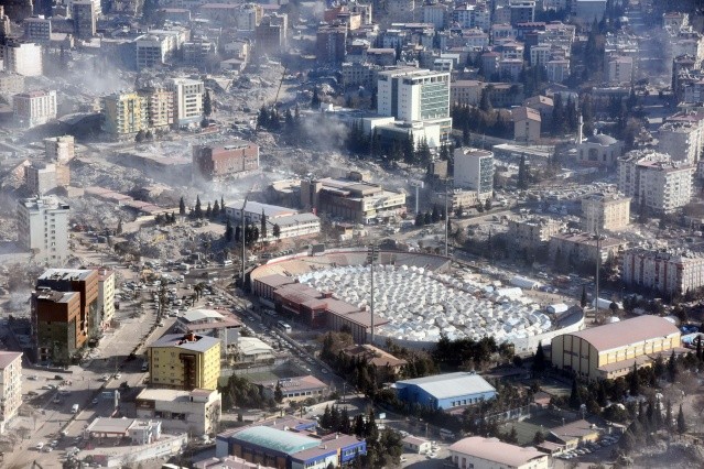Kahramanmaraş'taki büyük yıkım helikopterden görüntülendi - Resim: 4