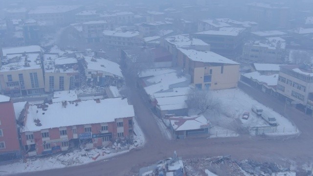 Elbistan'daki yıkım havadan görüntülendi - Resim: 1