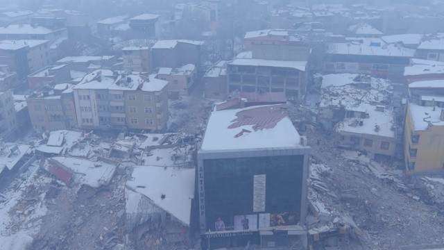 Elbistan'daki yıkım havadan görüntülendi - Resim: 3