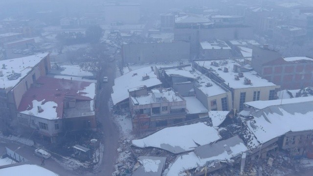 Elbistan'daki yıkım havadan görüntülendi - Resim: 8