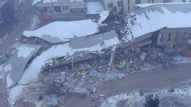Elbistan'daki yıkım havadan görüntülendi - Resim: 5