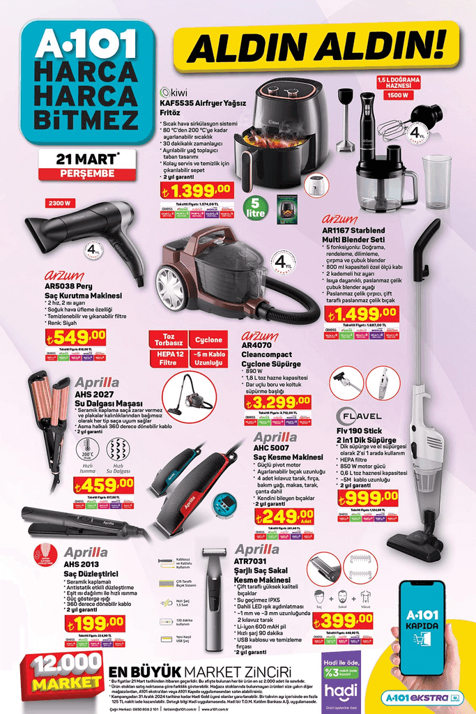 21 Mart 2024 A101 Kataloğu! A101'e EV1 Volta Elektrikli Araç Geliyor! 21 Mart 2024 A101 aktüel ürünler kataloğu - Resim: 4