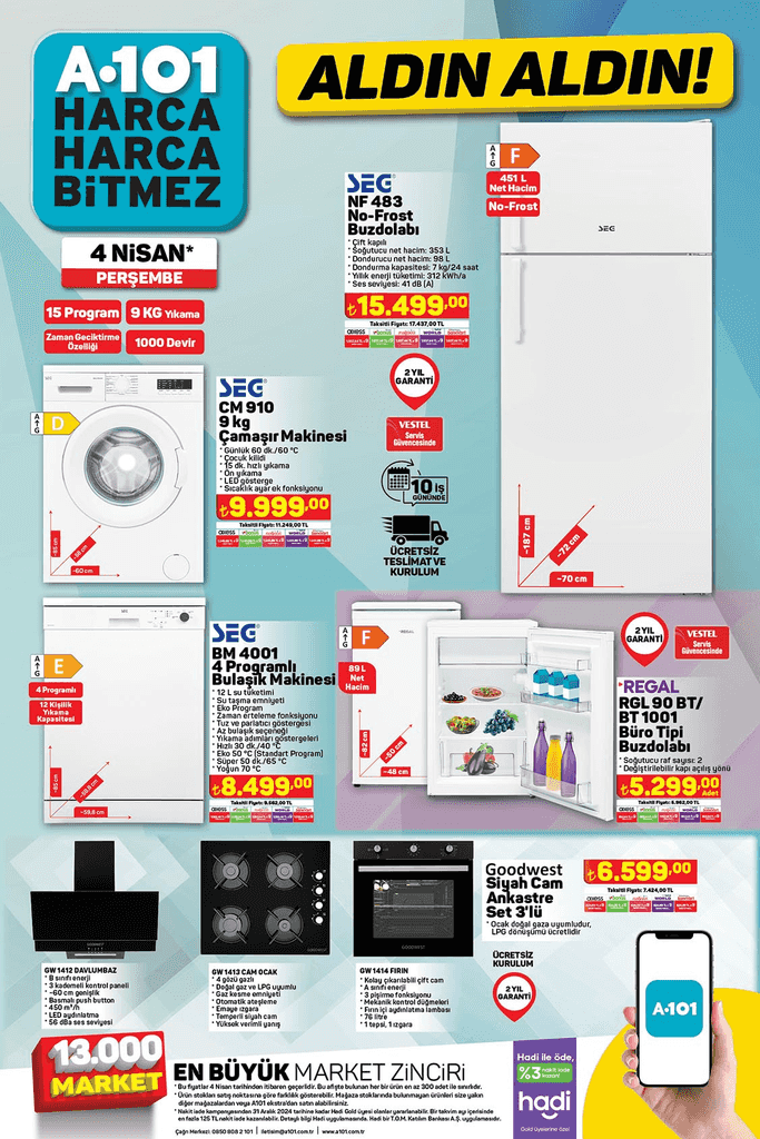 4 Nisan 2024 A101 kataloğu! A101'e Volta Elektrikli Motorlu Bisiklet Geliyor! 4 Nisan 2024 A101 aktüel ürünler kataloğu - Resim: 5
