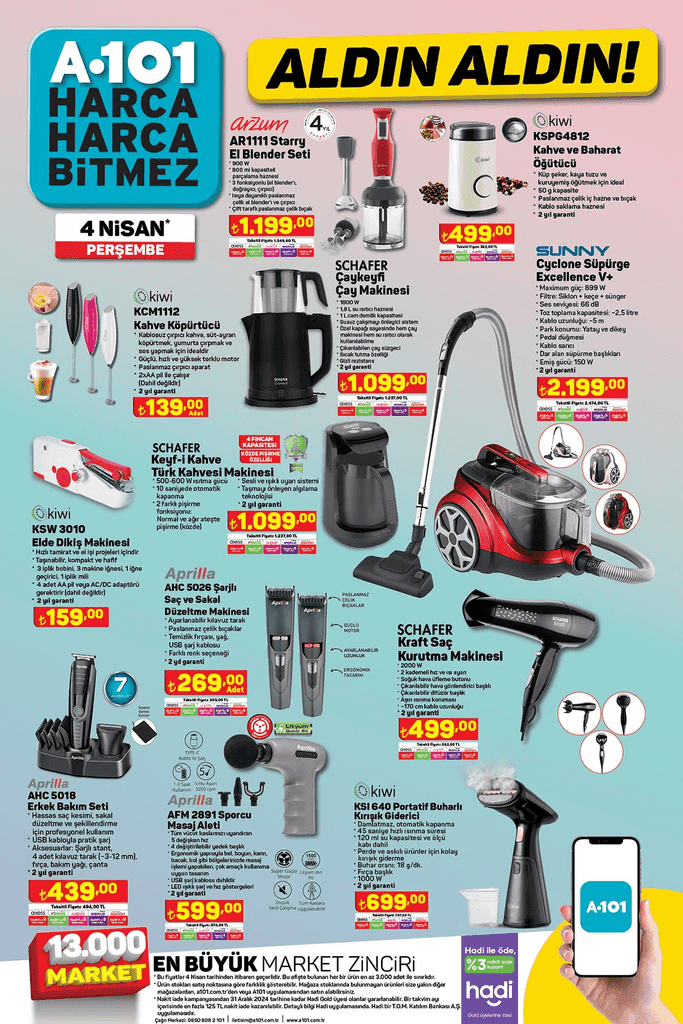 4 Nisan 2024 A101 kataloğu! A101'e Volta Elektrikli Motorlu Bisiklet Geliyor! 4 Nisan 2024 A101 aktüel ürünler kataloğu - Resim: 3