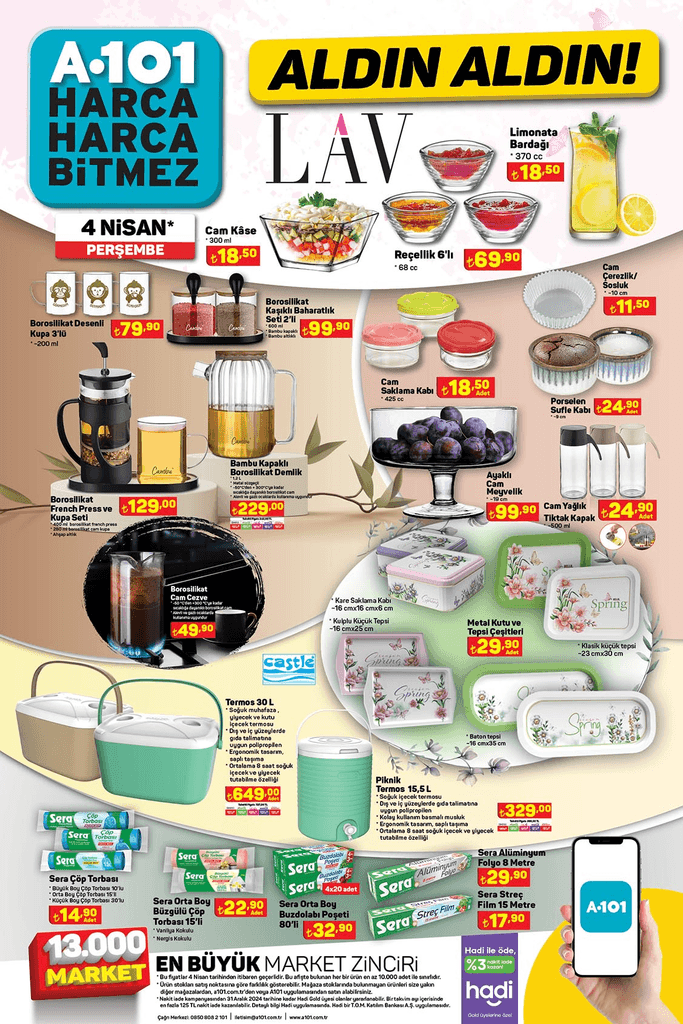 4 Nisan 2024 A101 kataloğu! A101'e Volta Elektrikli Motorlu Bisiklet Geliyor! 4 Nisan 2024 A101 aktüel ürünler kataloğu - Resim: 6