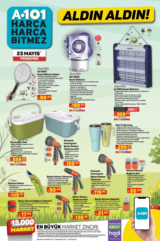 23 Mayıs 2024 A101 kataloğu! A101'e VS1 iki tekerlekli elektrikli moped geliyor! 23 Mayıs 2024 A101 aktüel ürünler - Resim: 11