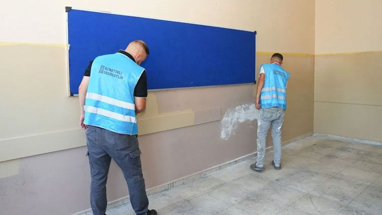 Başsavcı Yeldan öncülüğünde okullar yenileniyor! - Resim: 1